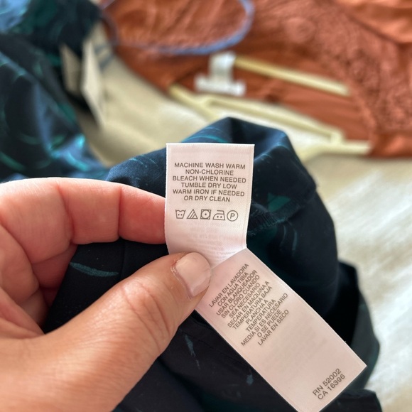 Liz Claiborne Short Sleeve Short Dress NWT in Aegean Navy Blue & Teal (Size 14) - Picture 8 of 9